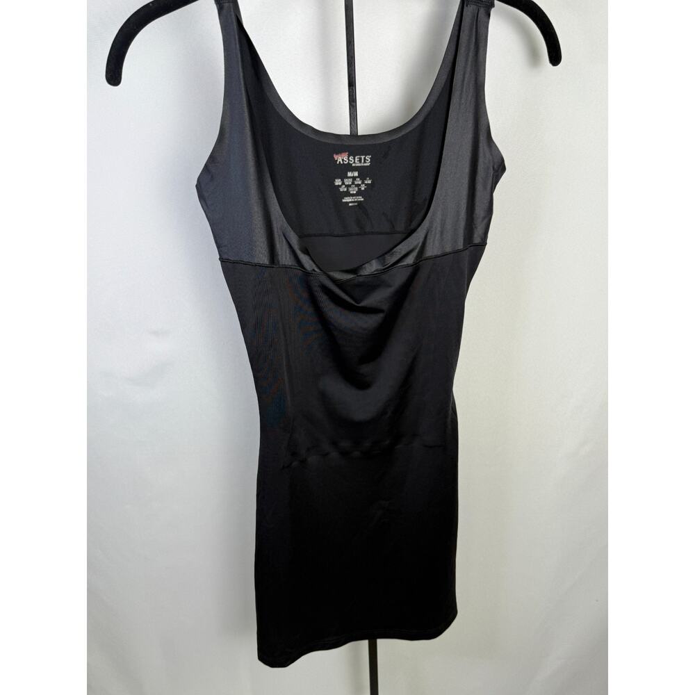 Assets By Sara Blakely Black Shaping Smooth Firm Control Body Shaper Medium - Picture 2 of 6